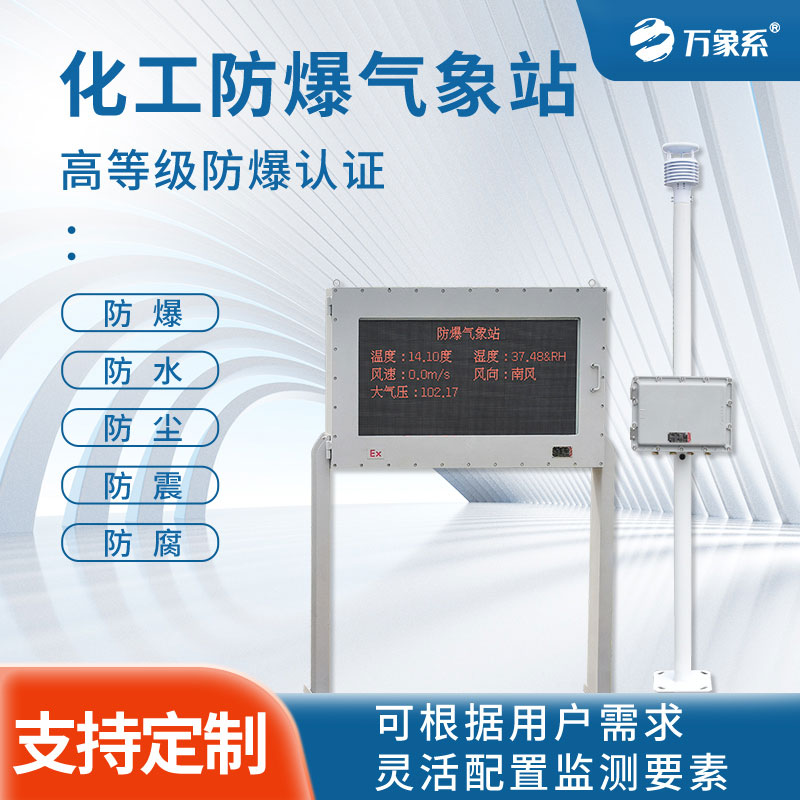 當(dāng)氣象監(jiān)測(cè)遇上高危環(huán)境：防爆氣象站監(jiān)測(cè)設(shè)備展示功能！